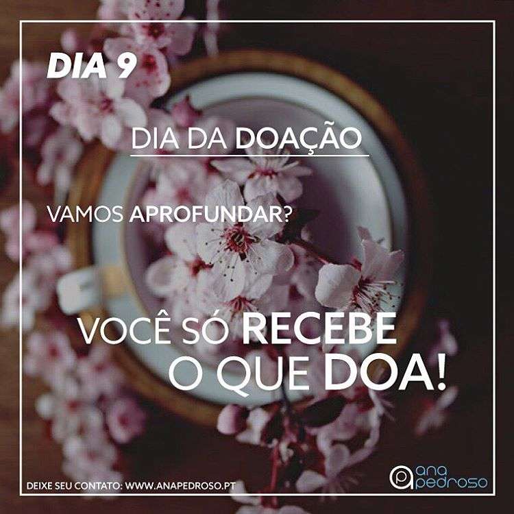 #9 Dia | DIA DA DOAÇÃO