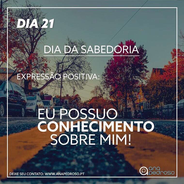 #21 Dia | DIA DA SABEDORIA