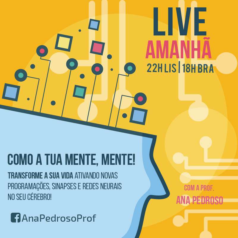 Live no Facebook Como a tua mente mente
